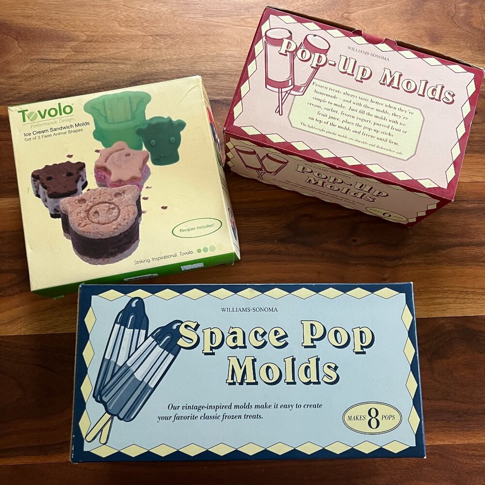 Williams-Sonoma Popsicle & Ice Cream Kits *Frozen Treats* Bomb Pop Push-Up